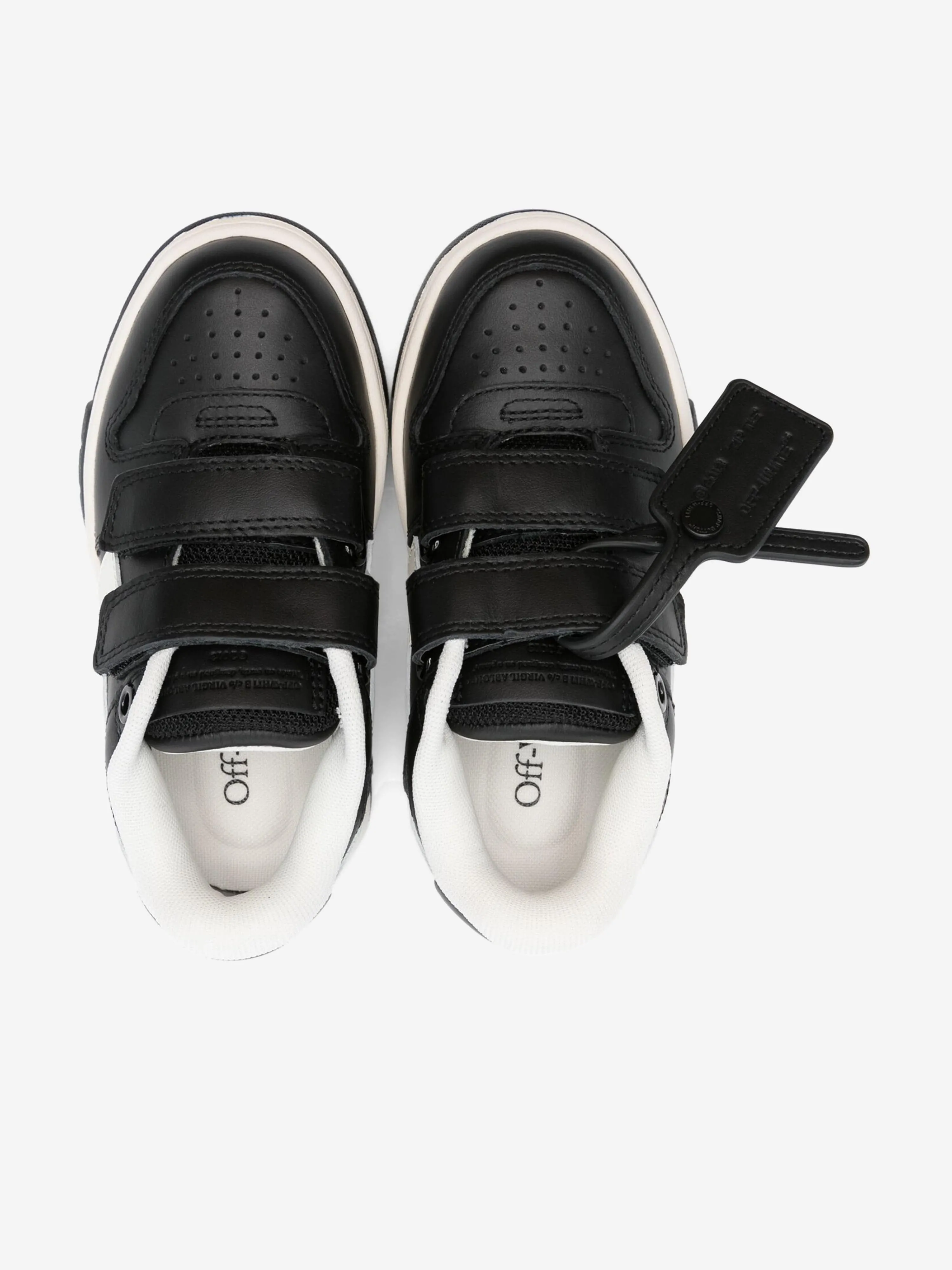 Baskets Off-White Kids Out Of Office à lacets en noir