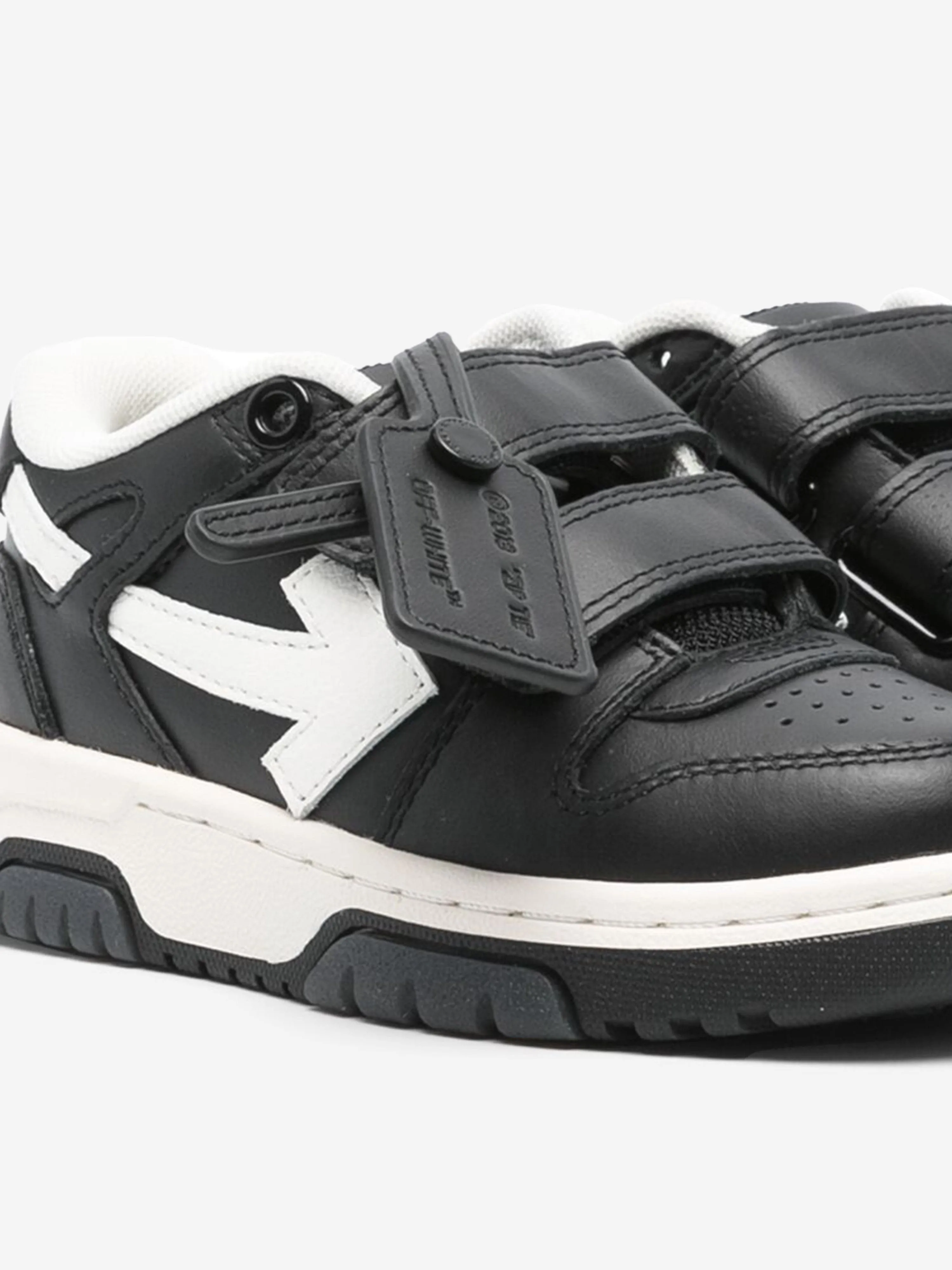 Baskets Off-White Kids Out Of Office à lacets en noir