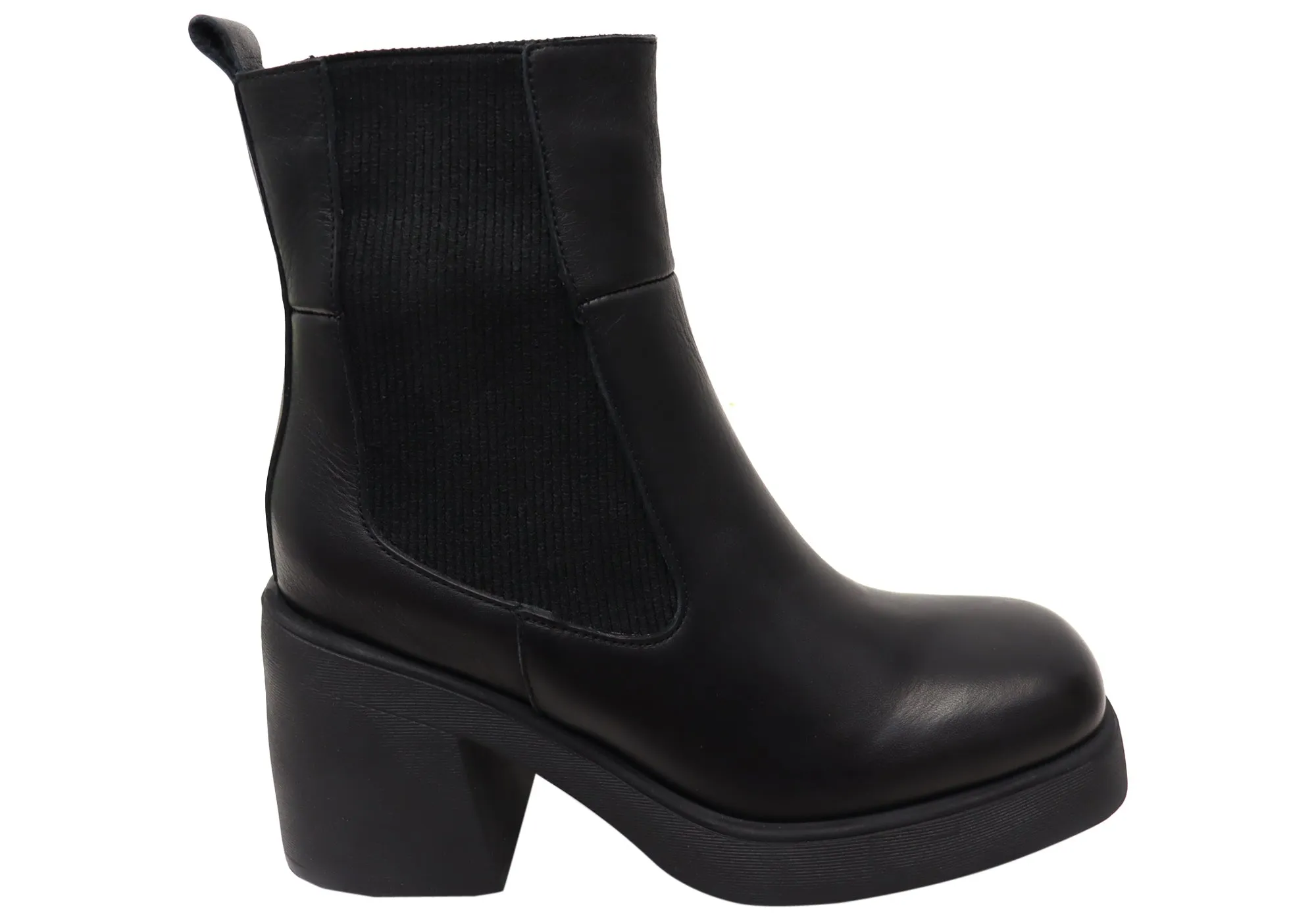 Bottes cheville en cuir confortables pour femmes Orizonte Jacira - Chaussures Orizonte