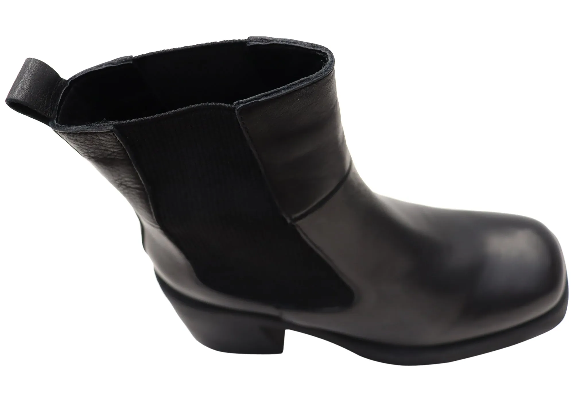Bottes cheville en cuir confortables pour femmes Orizonte Jacira - Chaussures Orizonte