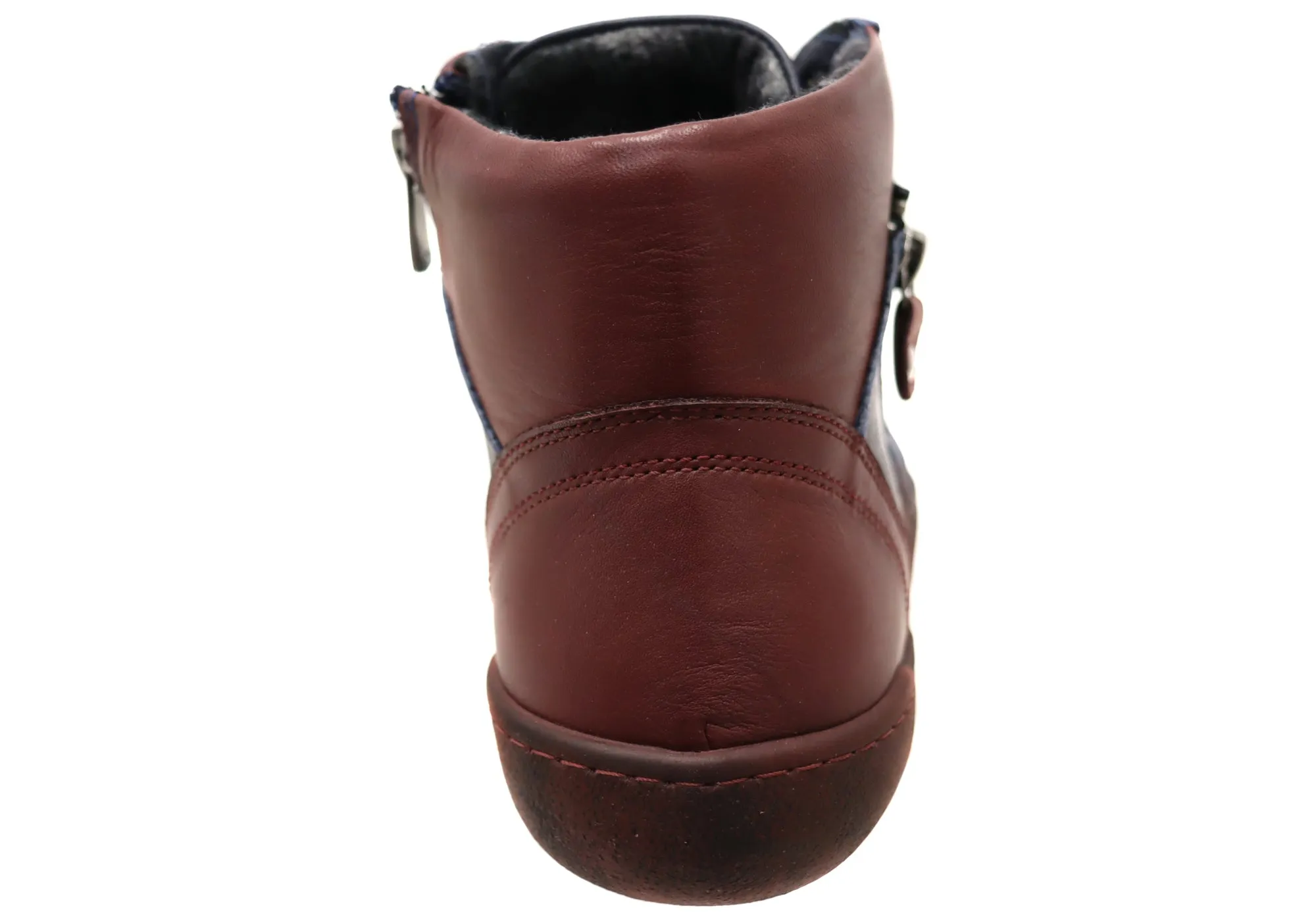 Bottes cheville en cuir confortables pour femme Orizonte Maroona - Chaussures Orizonte