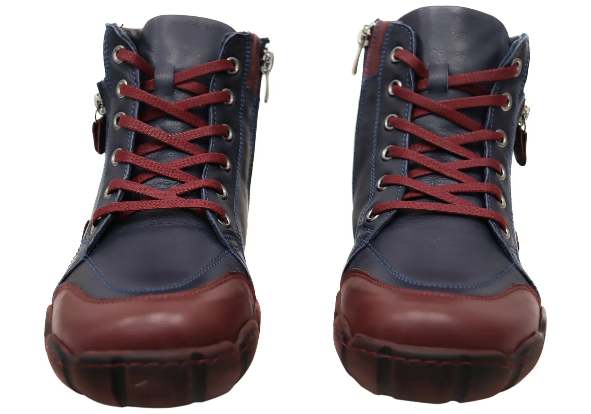 Bottes cheville en cuir confortables pour femme Orizonte Maroona - Chaussures Orizonte