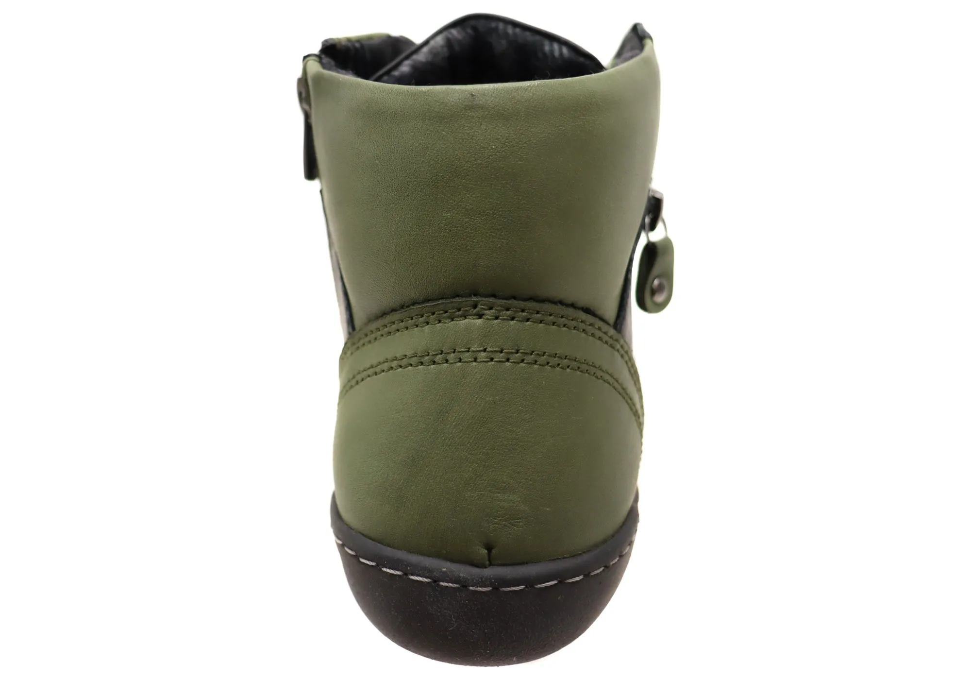Bottes cheville en cuir confortables pour femme Orizonte Maroona - Chaussures Orizonte
