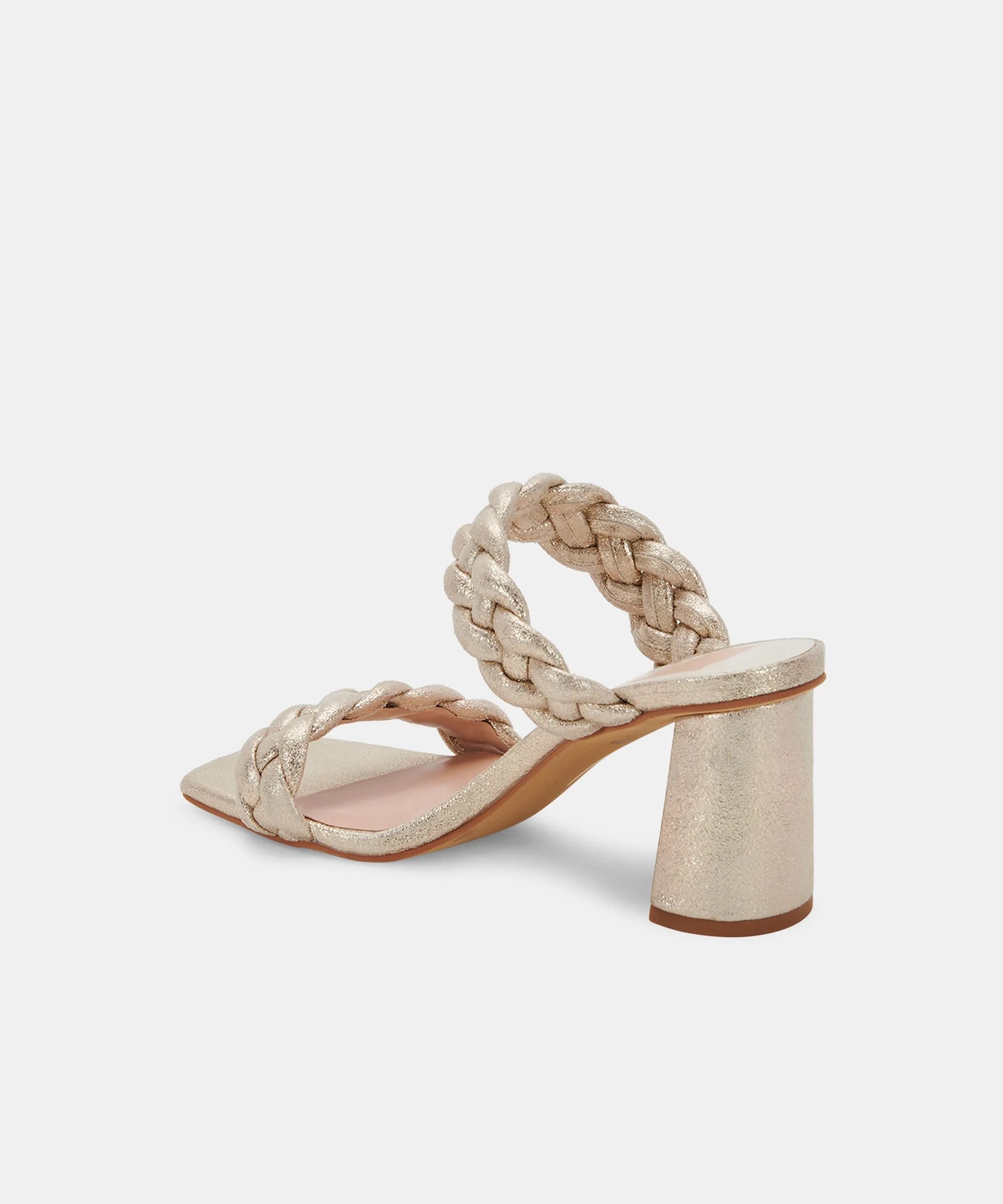 TALONS PAILY SUÈDE STELLA MÉTALLISÉ OR CLAIR