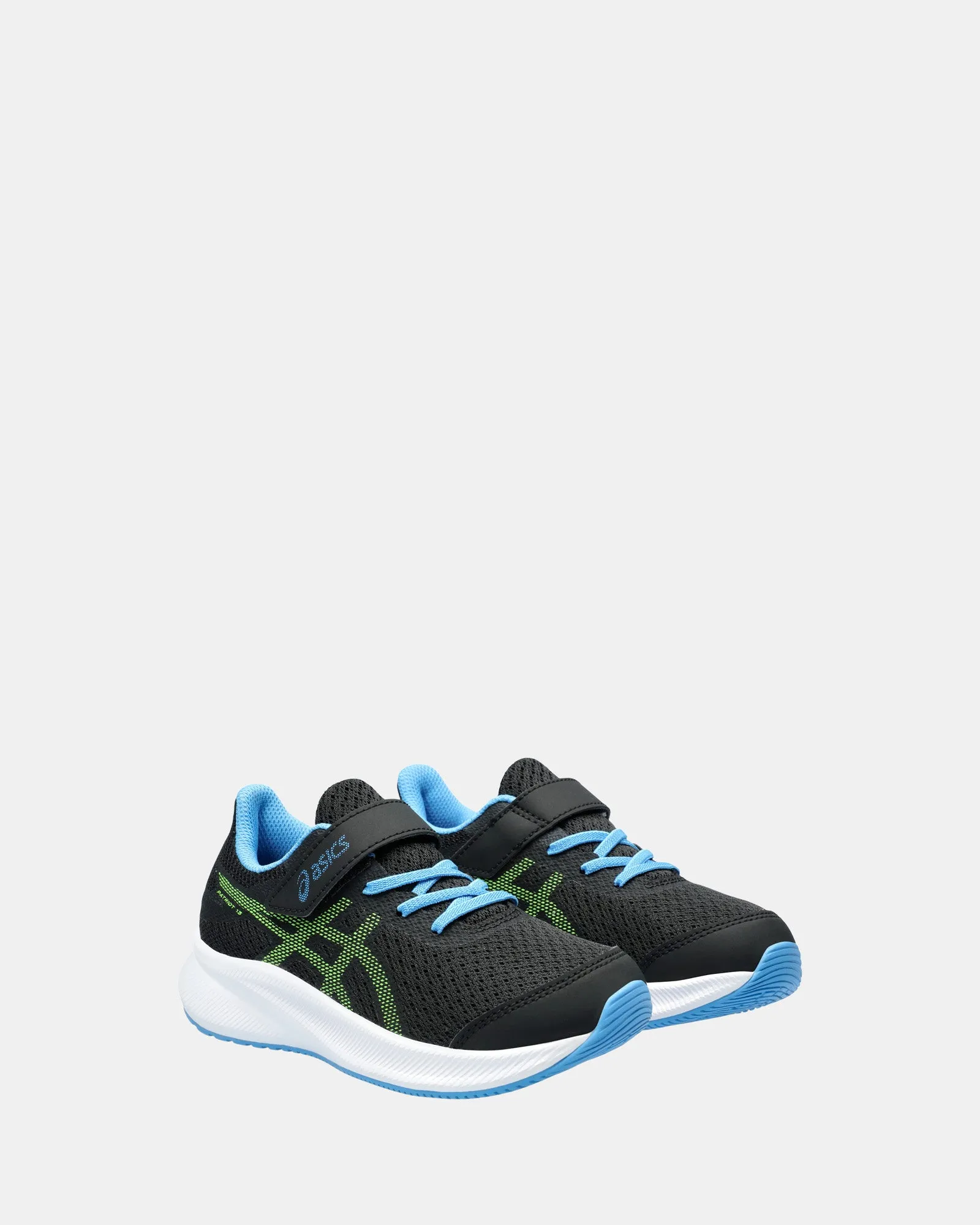 Chaussures Patriot 13 Préscolaire Noir/Vert Électrique_Asics