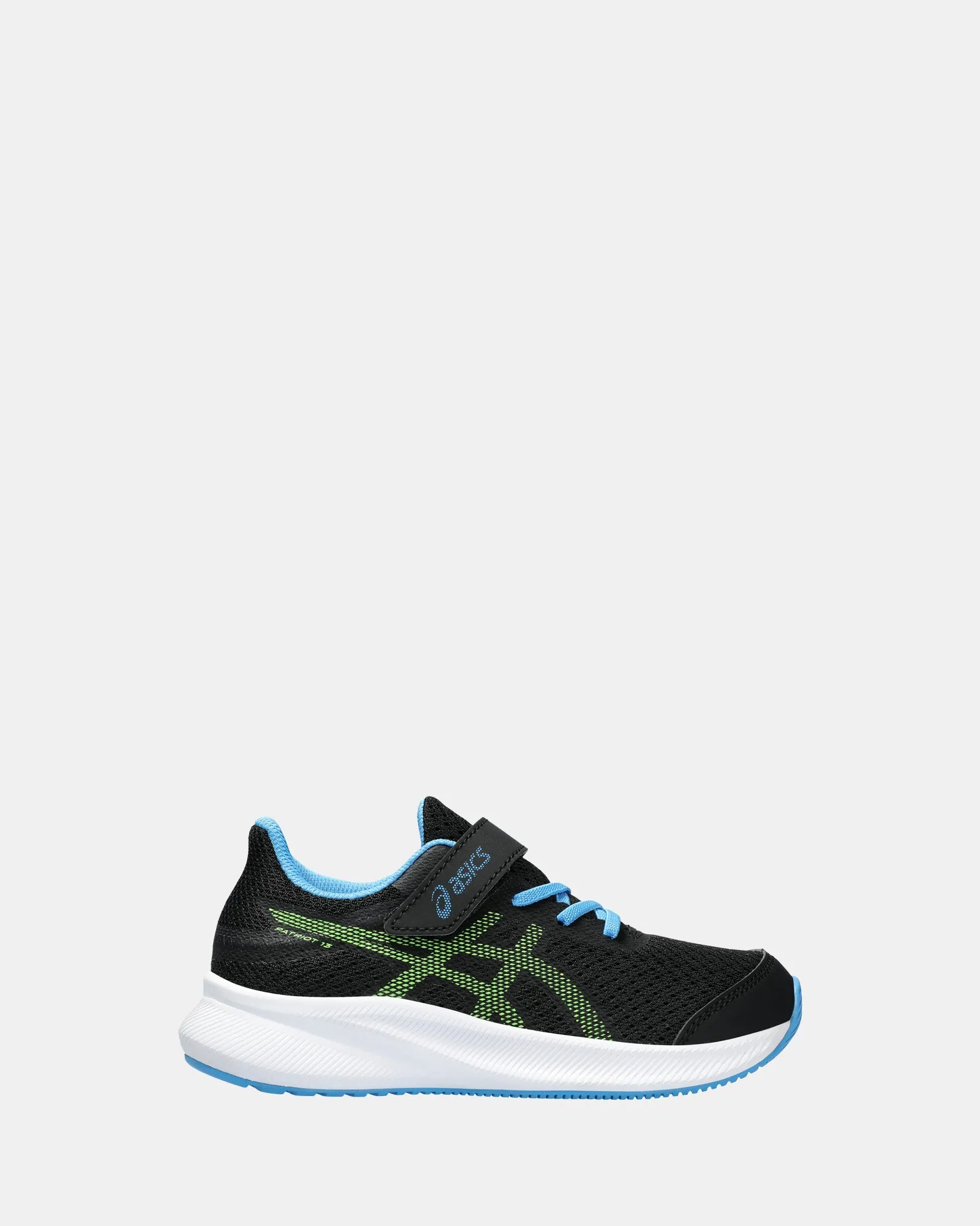 Chaussures Patriot 13 Préscolaire Noir/Vert Électrique_Asics