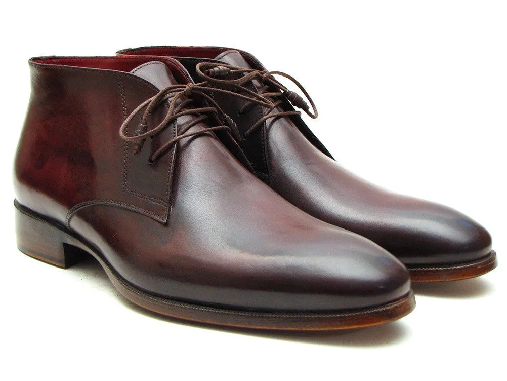 Paul Parkman Chaussures Bottes Chukka en Cuir pour Homme Paul Parkman en Marron et Bordeaux