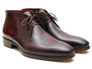 Paul Parkman Chaussures Bottes Chukka en Cuir pour Homme Paul Parkman en Marron et Bordeaux