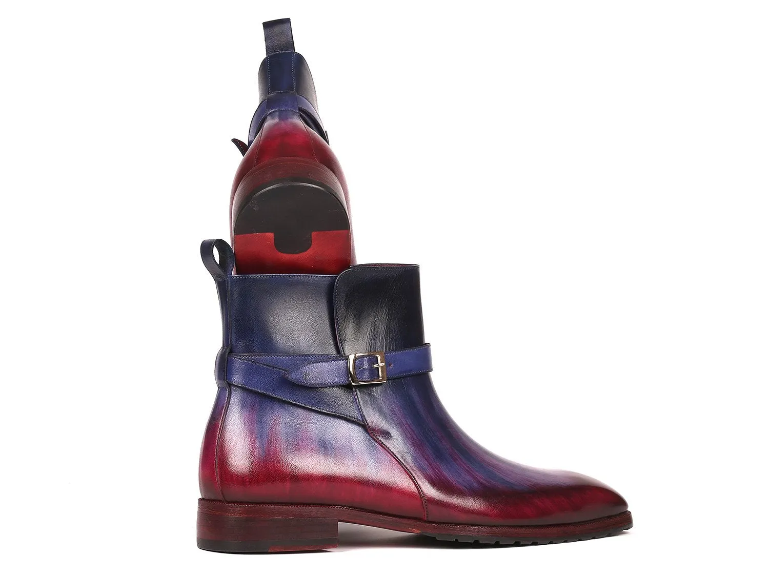 Paul Parkman Chaussures Bottes Jodhpur Patinées pour Homme Multicolore