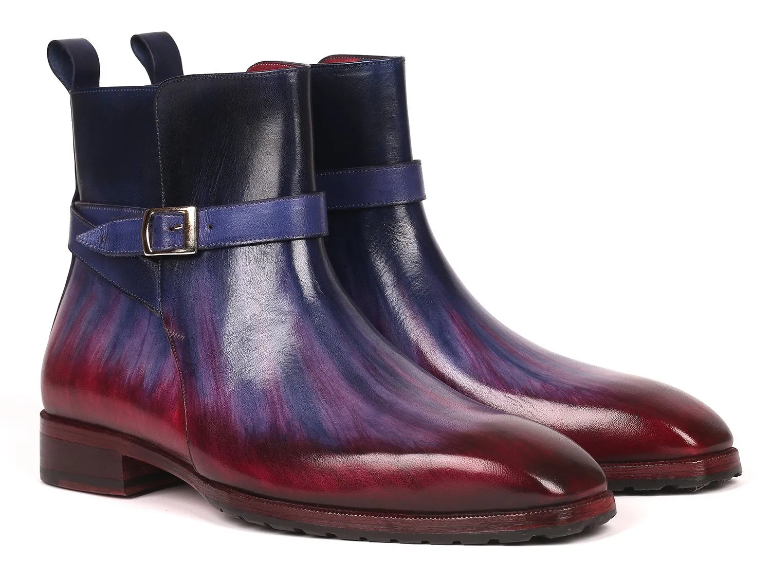 Paul Parkman Chaussures Bottes Jodhpur Patinées pour Homme Multicolore