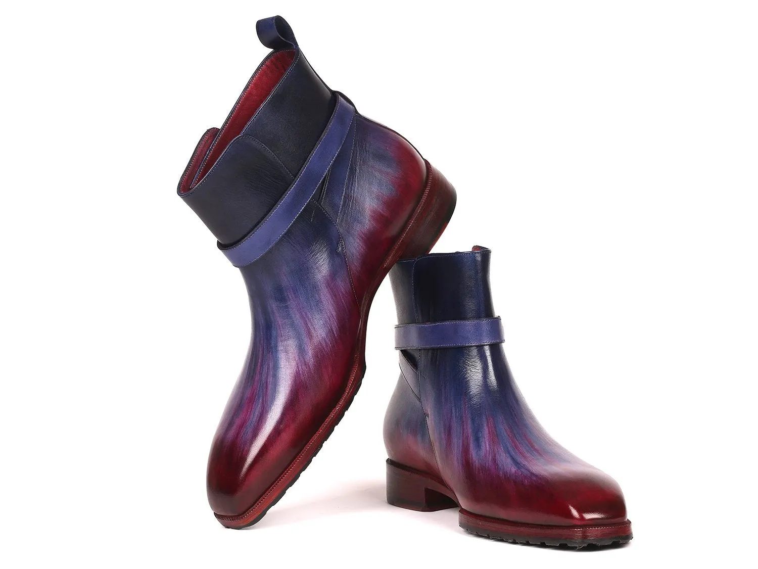 Paul Parkman Chaussures Bottes Jodhpur Patinées pour Homme Multicolore