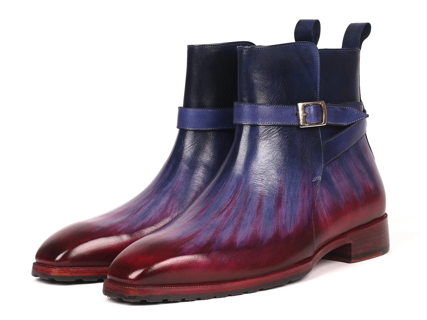 Paul Parkman Chaussures Bottes Jodhpur Patinées pour Homme Multicolore