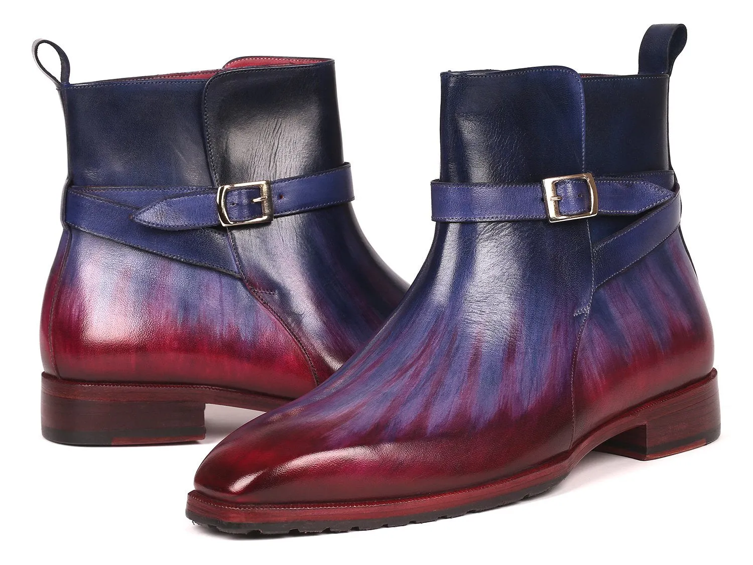 Paul Parkman Chaussures Bottes Jodhpur Patinées pour Homme Multicolore