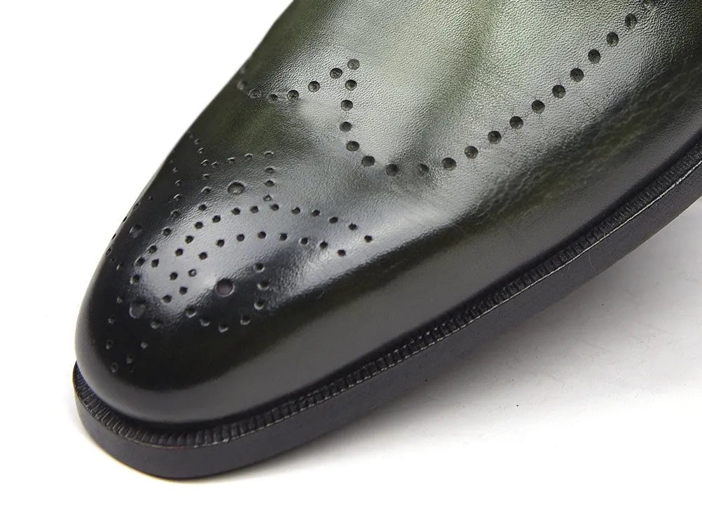Paul Parkman Chaussures Paul Parkman Bottines à boucle unique pour hommes en vert