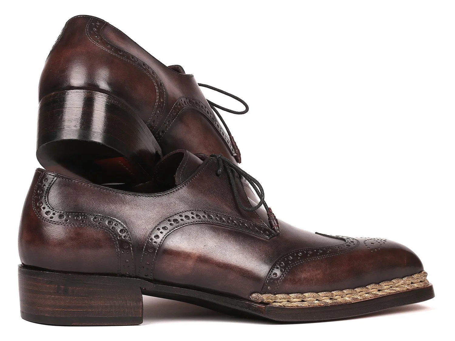 Chaussures Paul Parkman - Derbies à bout effilé avec couture norvégienne en bronze