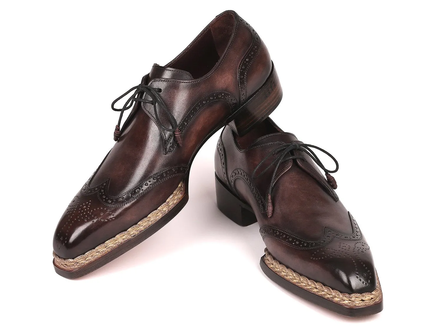 Chaussures Paul Parkman - Derbies à bout effilé avec couture norvégienne en bronze