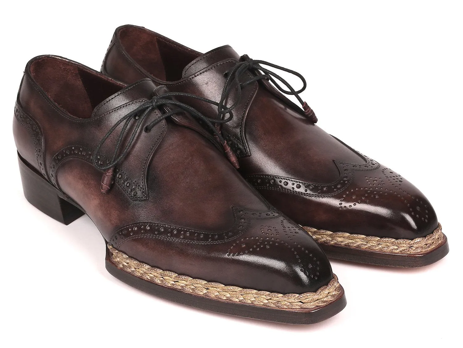Chaussures Paul Parkman - Derbies à bout effilé avec couture norvégienne en bronze