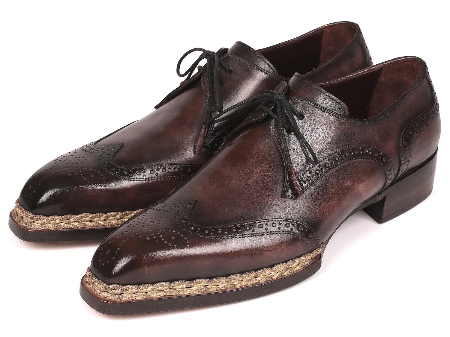 Chaussures Paul Parkman - Derbies à bout effilé avec couture norvégienne en bronze