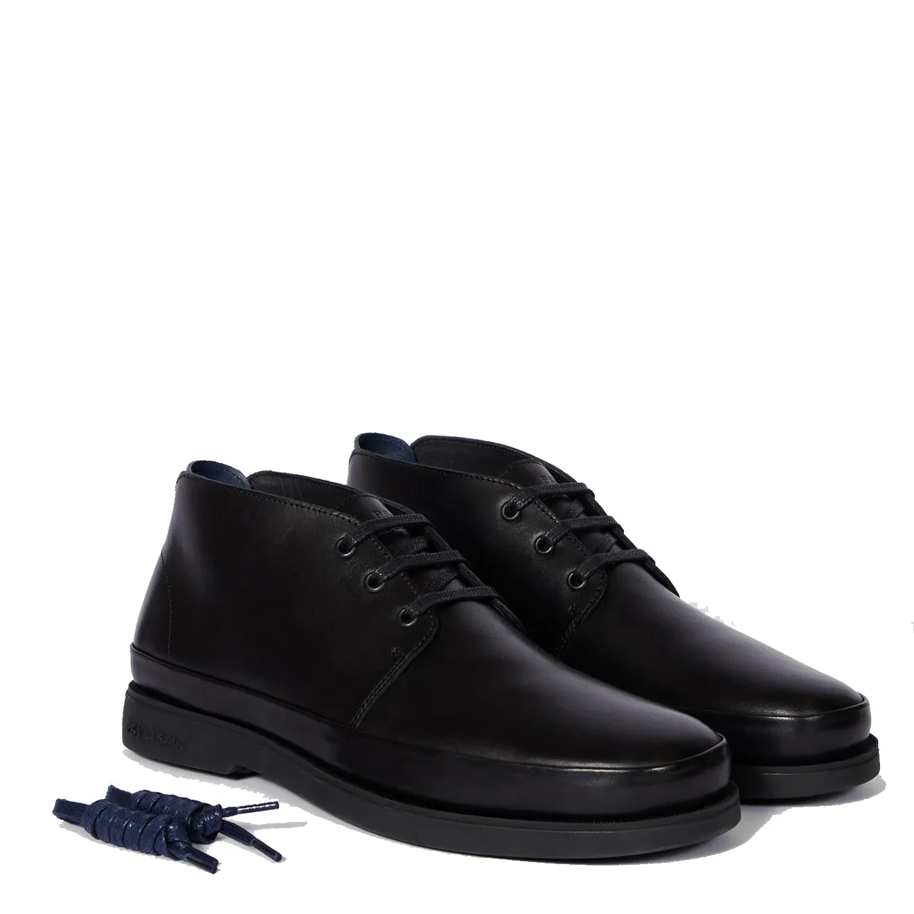 Bottes Chukka en Cuir Paul Smith Grue Noir