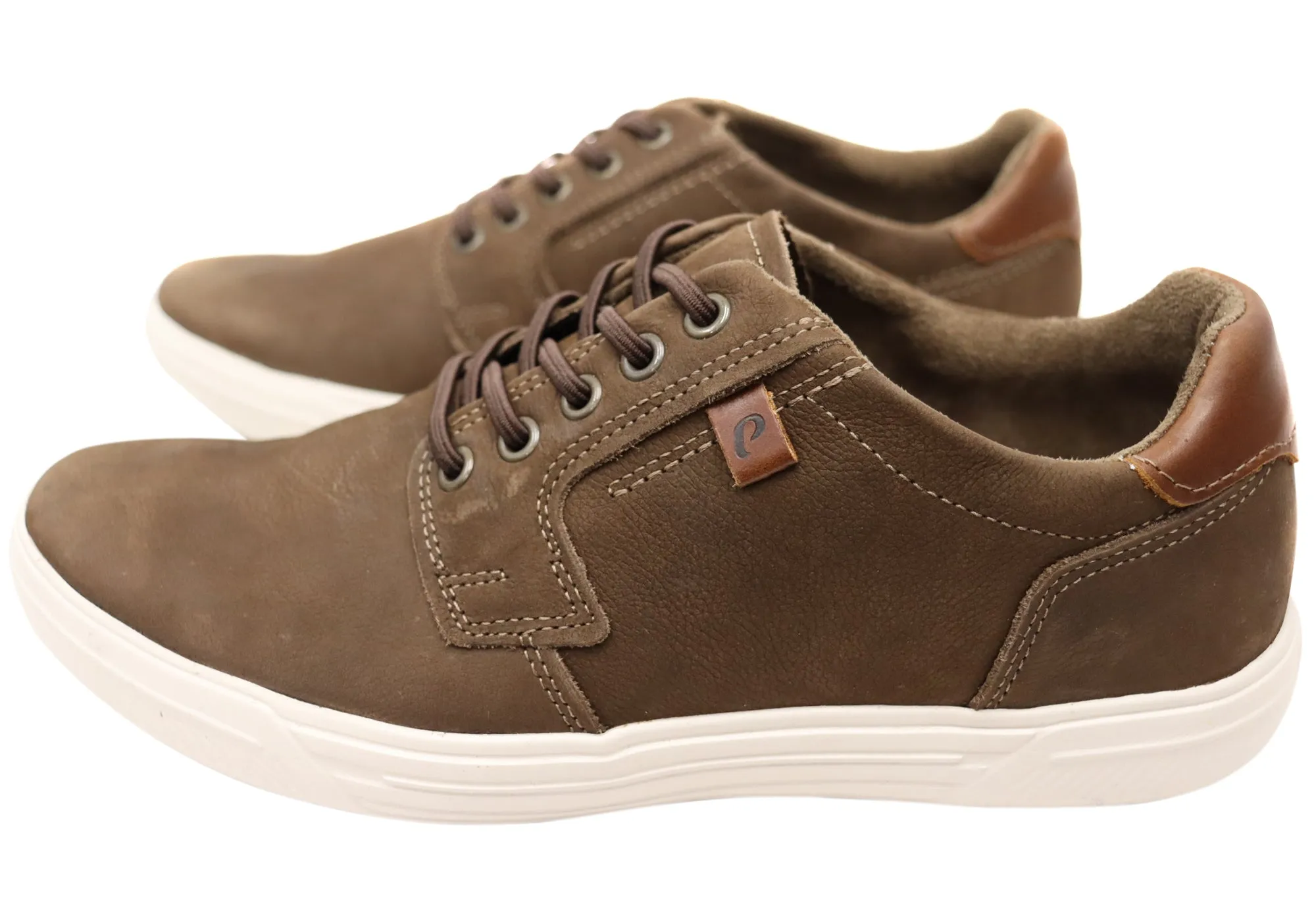 Pegada Dawson Chaussures décontractées en cuir confortables pour hommes Fabriqué au Brésil Pegada Shoes