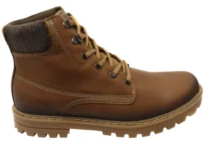 Pegada Hummer Bottines Homme Confortables en Cuir à Lacets Fabriquées au Brésil Chaussures Pegada