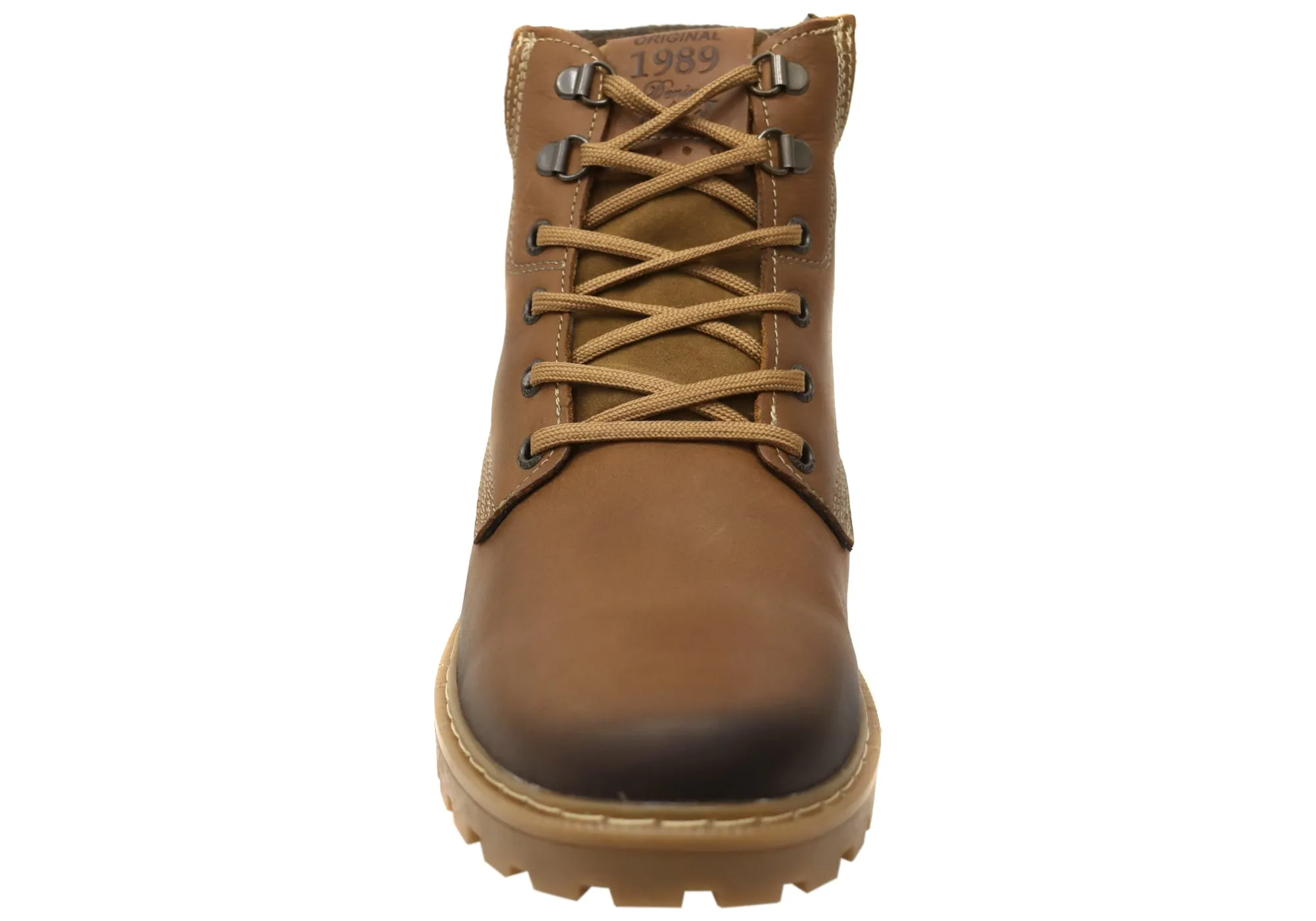 Pegada Hummer Bottines Homme Confortables en Cuir à Lacets Fabriquées au Brésil Chaussures Pegada