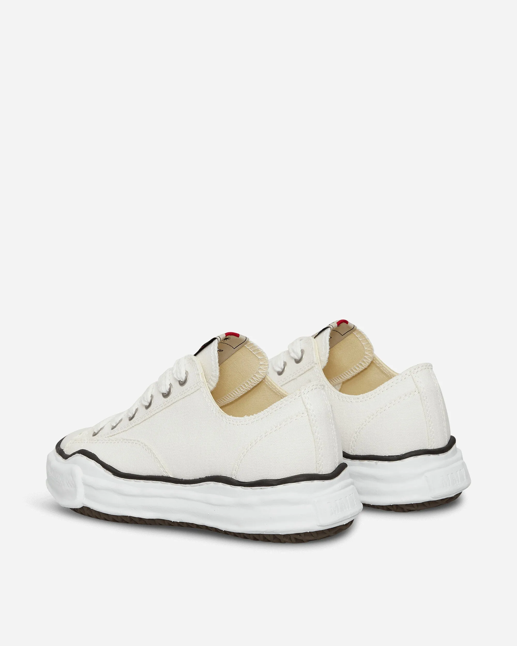 Baskets basses Peterson OG Sole en toile blanche