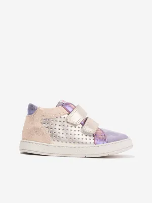 Pom D'Api Chaussures en Cuir Souple pour Filles en Multicolore