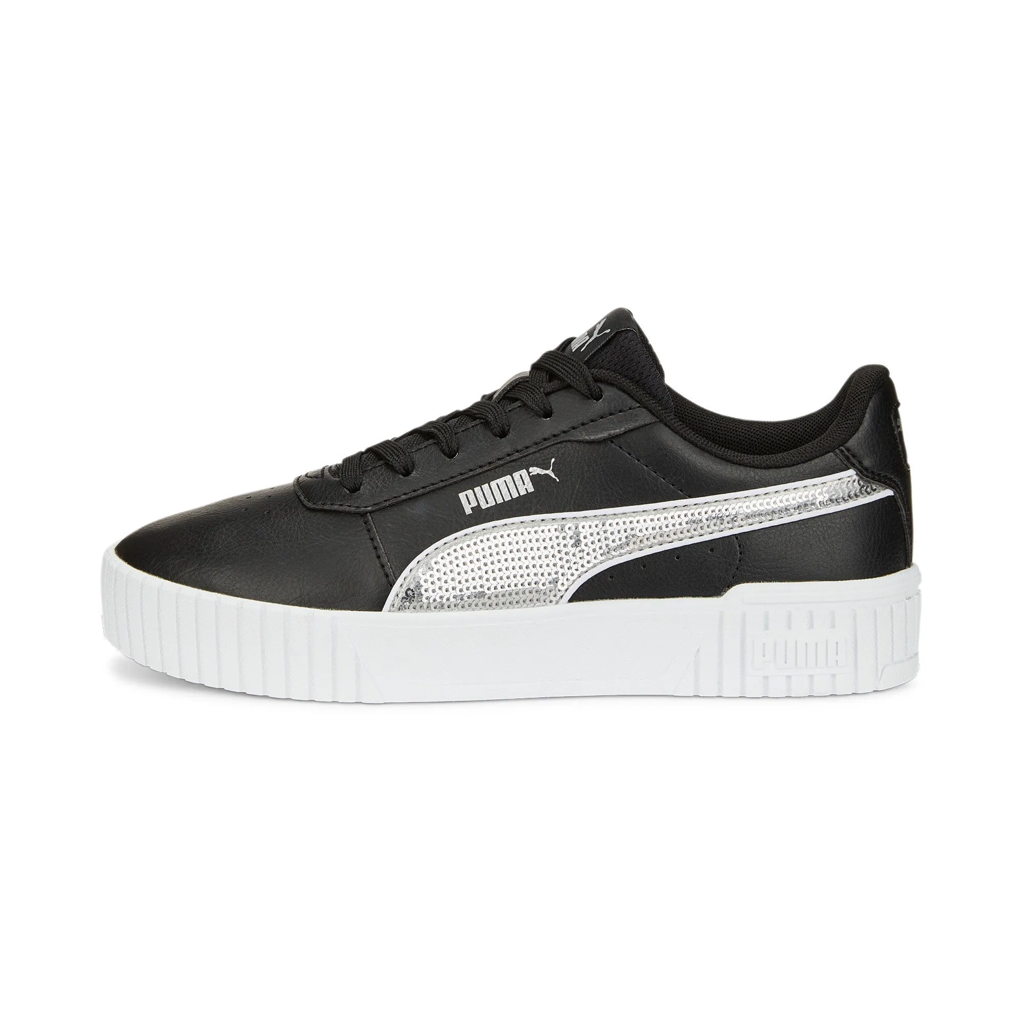 PUMA Junior Filles Carina 2.0 Chaussures de Sport Pailletées Grandes Chaussures Hey Dude