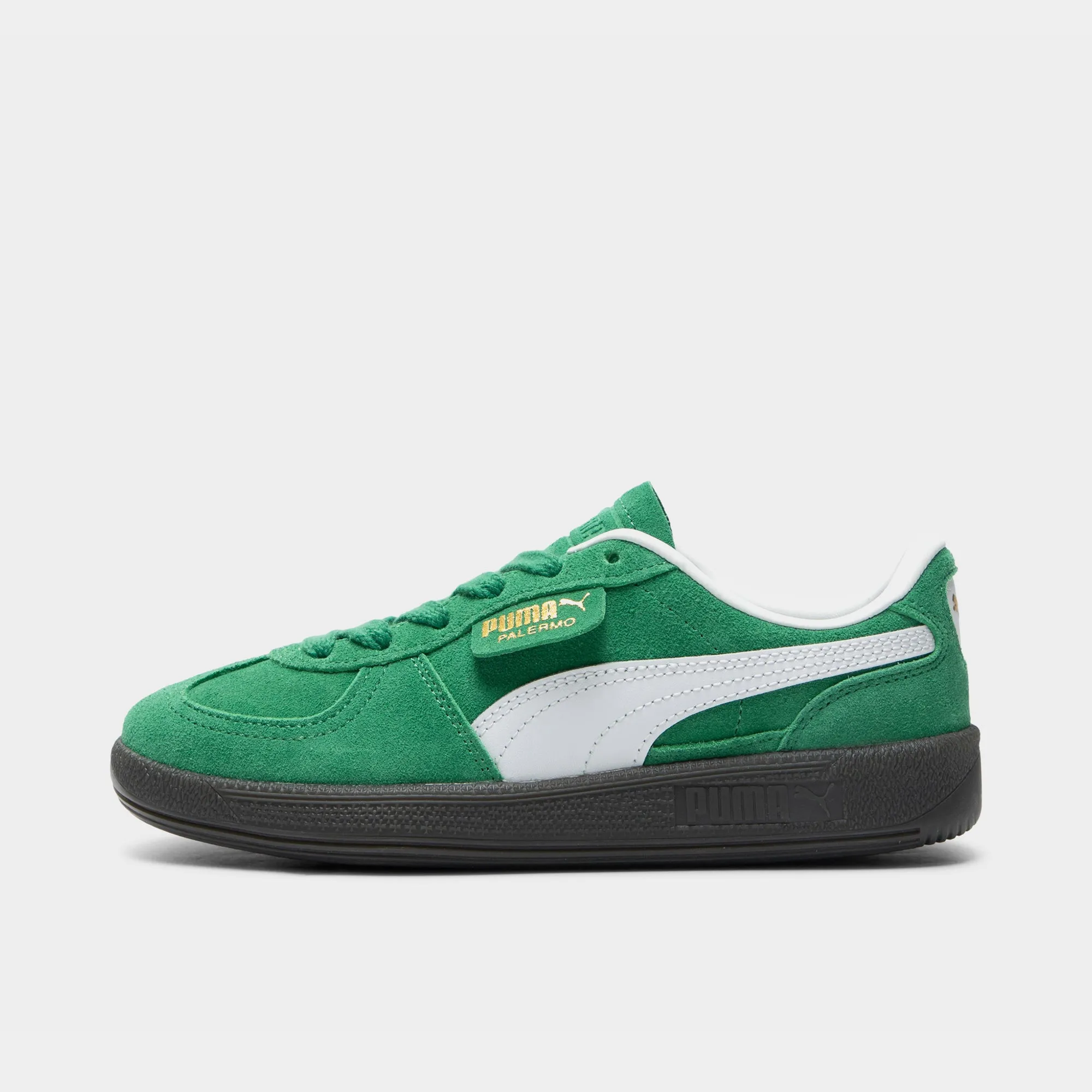 Chaussures Puma Juniors Palermo Archive Vert / Blanc