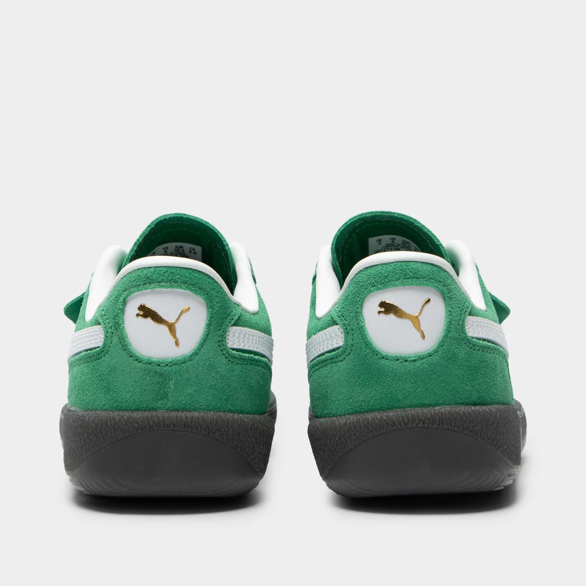 Chaussures Puma Juniors Palermo Archive Vert / Blanc