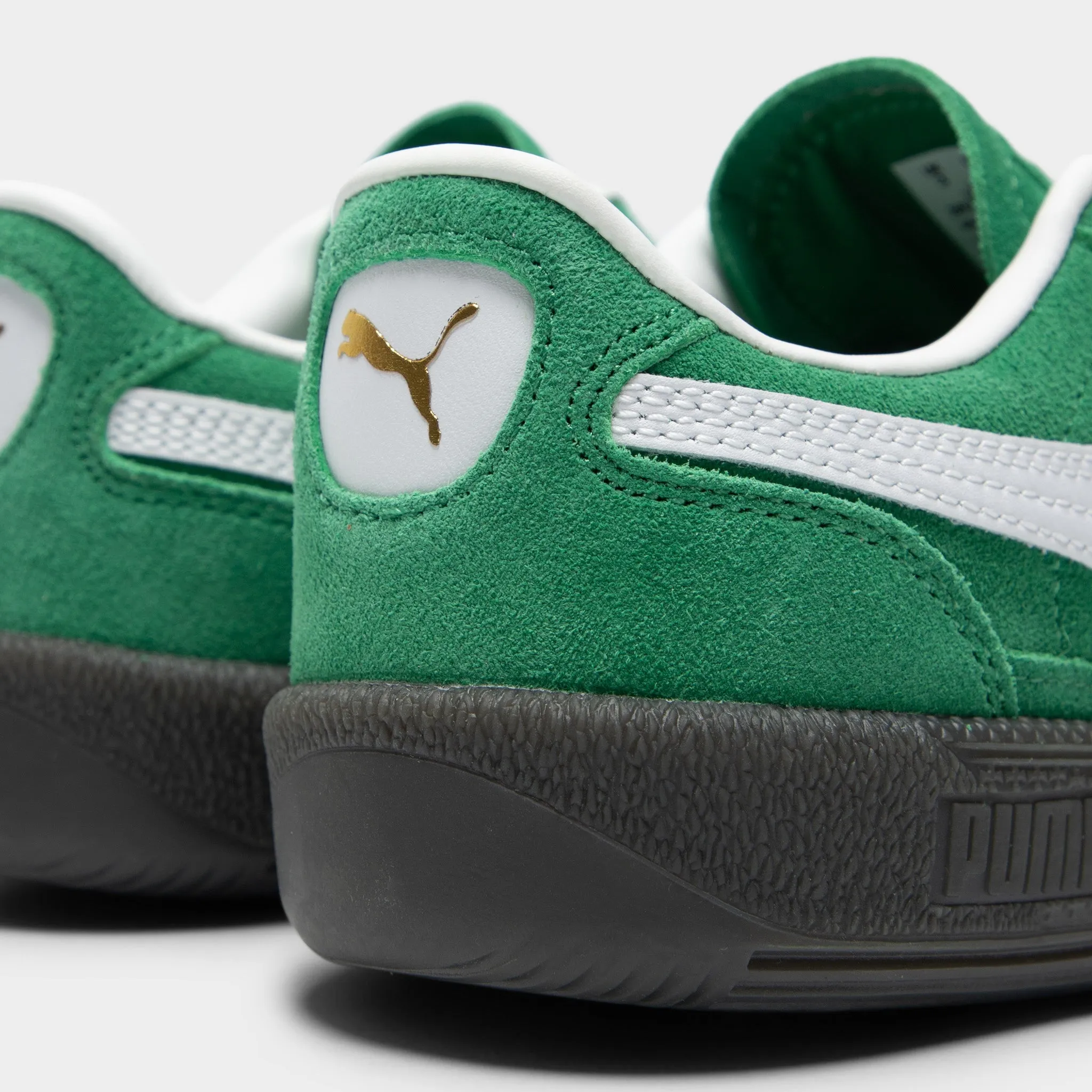 Chaussures Puma Juniors Palermo Archive Vert / Blanc