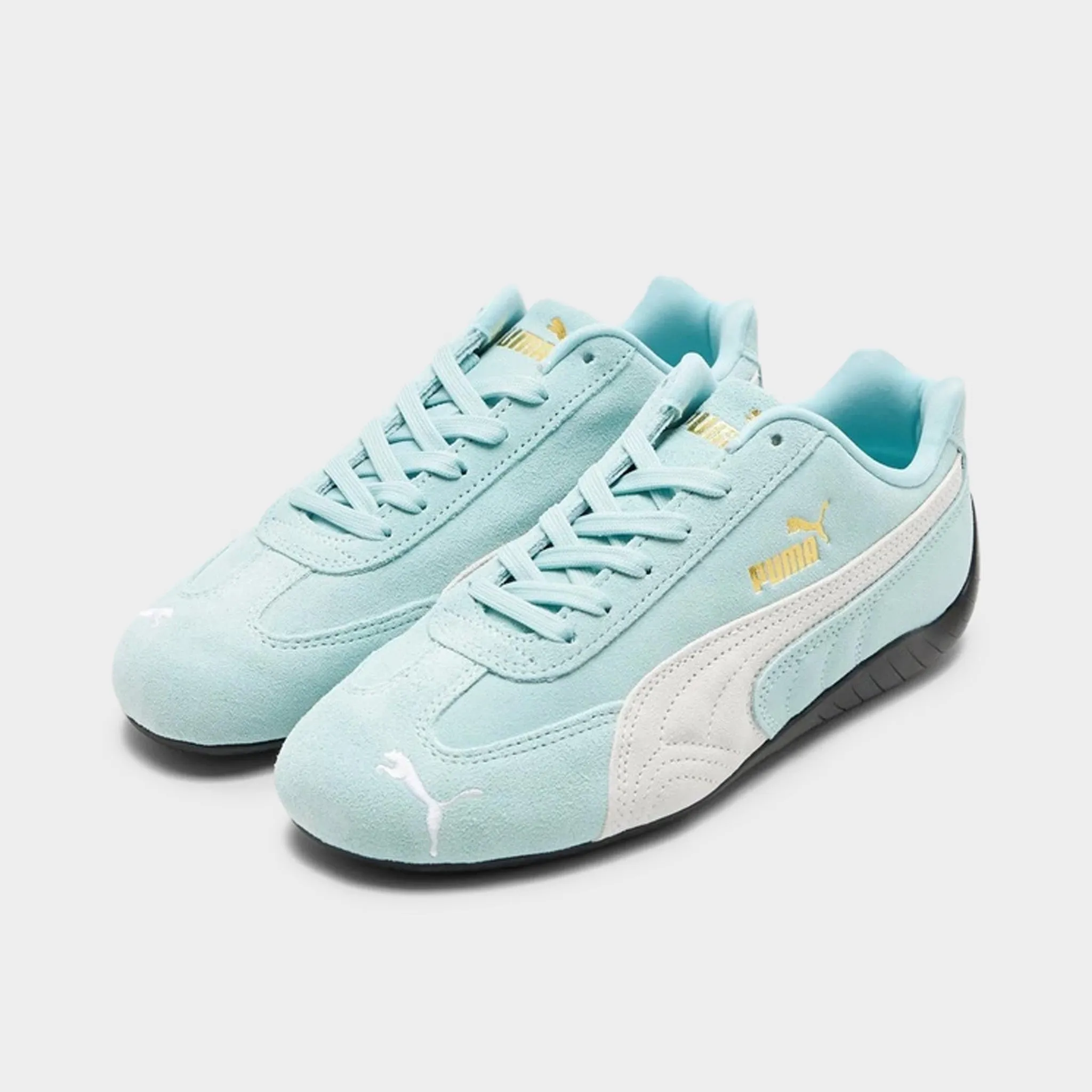 Chaussures Puma Juniors Speedcat OG Safe Lake / Blanc