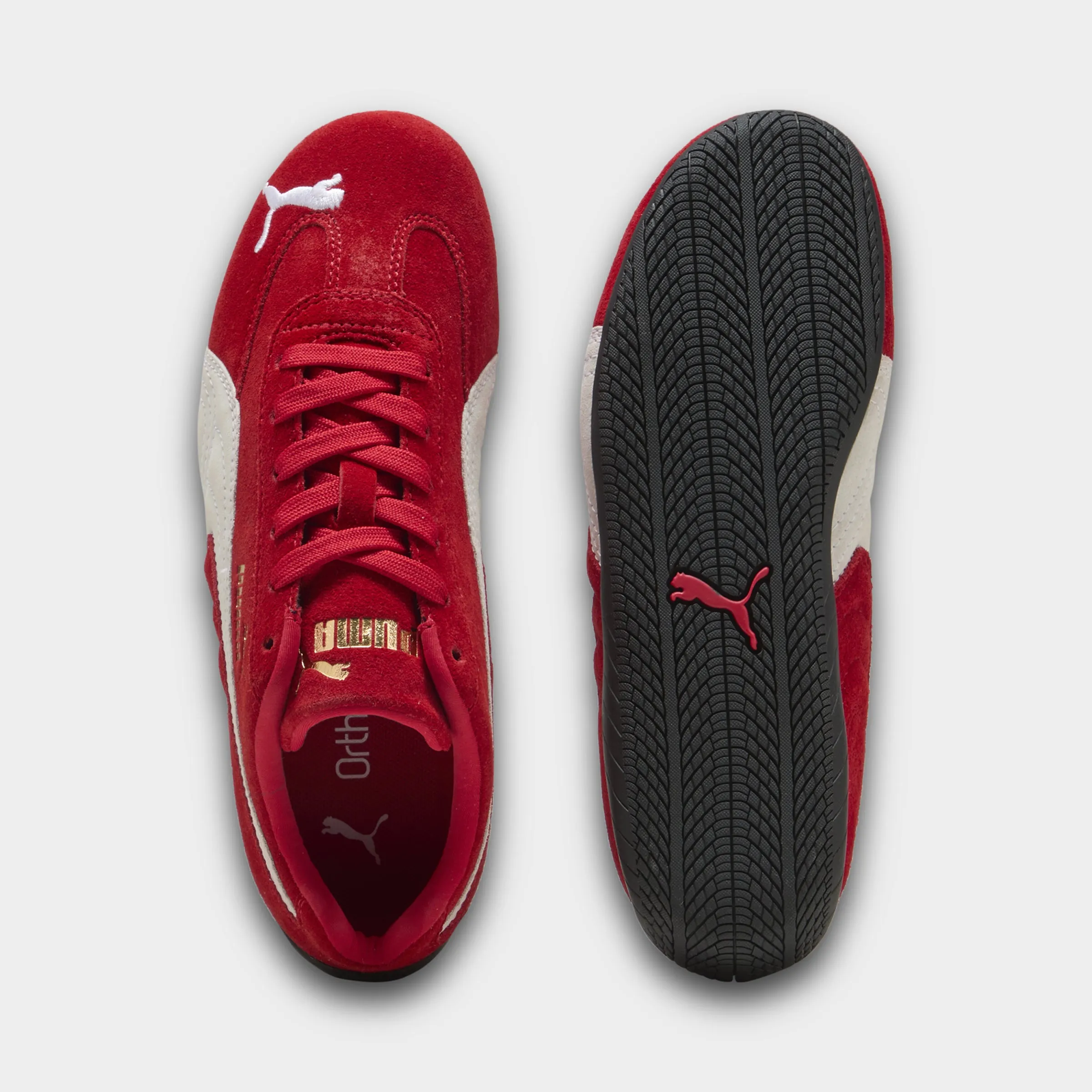 Chaussures Puma Speedcat Rouge / Blanc pour Juniors
