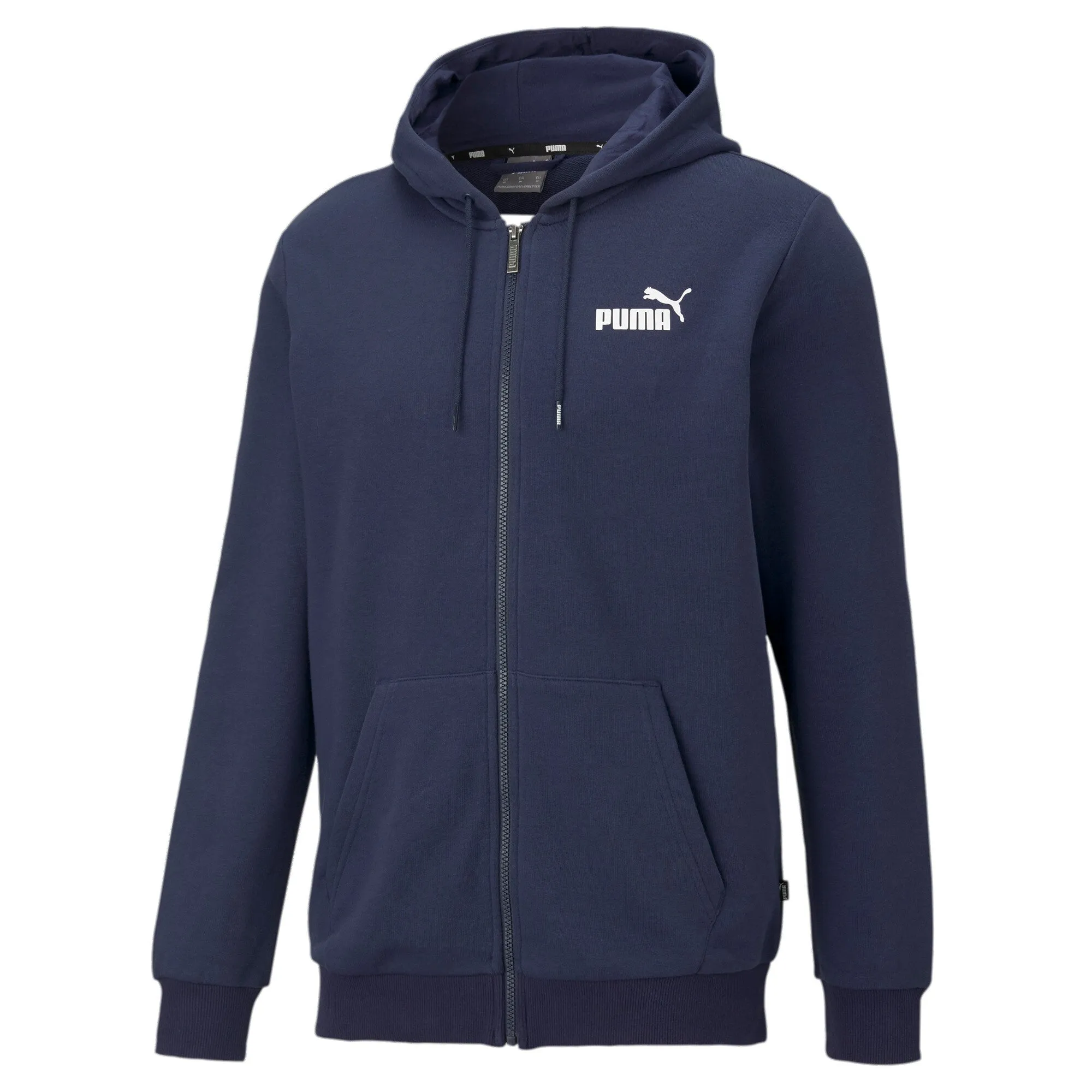 PUMA Sweat à capuche à fermeture éclair pour homme avec petit logo
