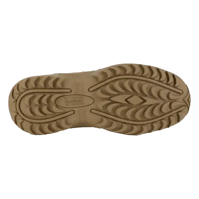 Botte de travail militaire Rapid Response Rb à embout composite 8 pouces avec fermeture éclair latérale, couleur sable désert