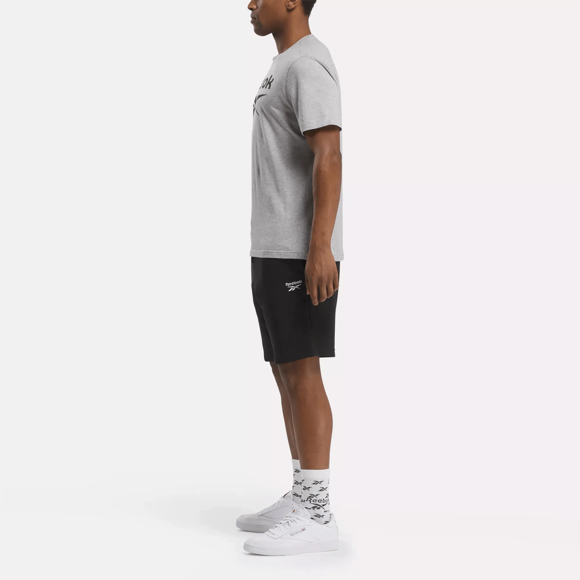 Vêtements Reebok Shorts en polaire pour hommes avec petit logo Reebok Identity