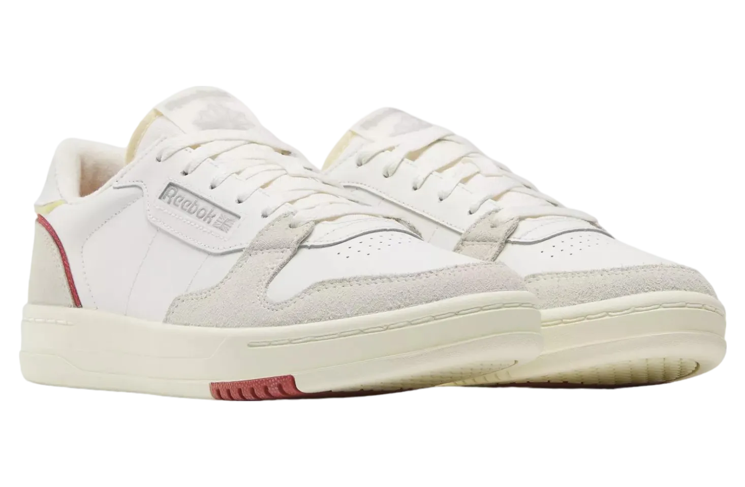 REEBOK CHAUSSURES DE SPORT POUR HOMMES COURT CHALK/ROUGE
