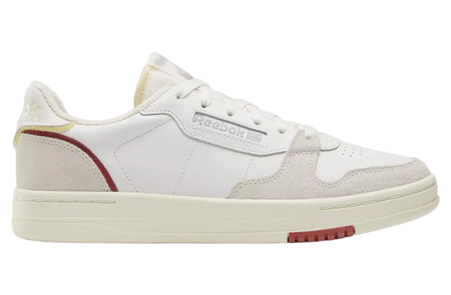 REEBOK CHAUSSURES DE SPORT POUR HOMMES COURT CHALK/ROUGE