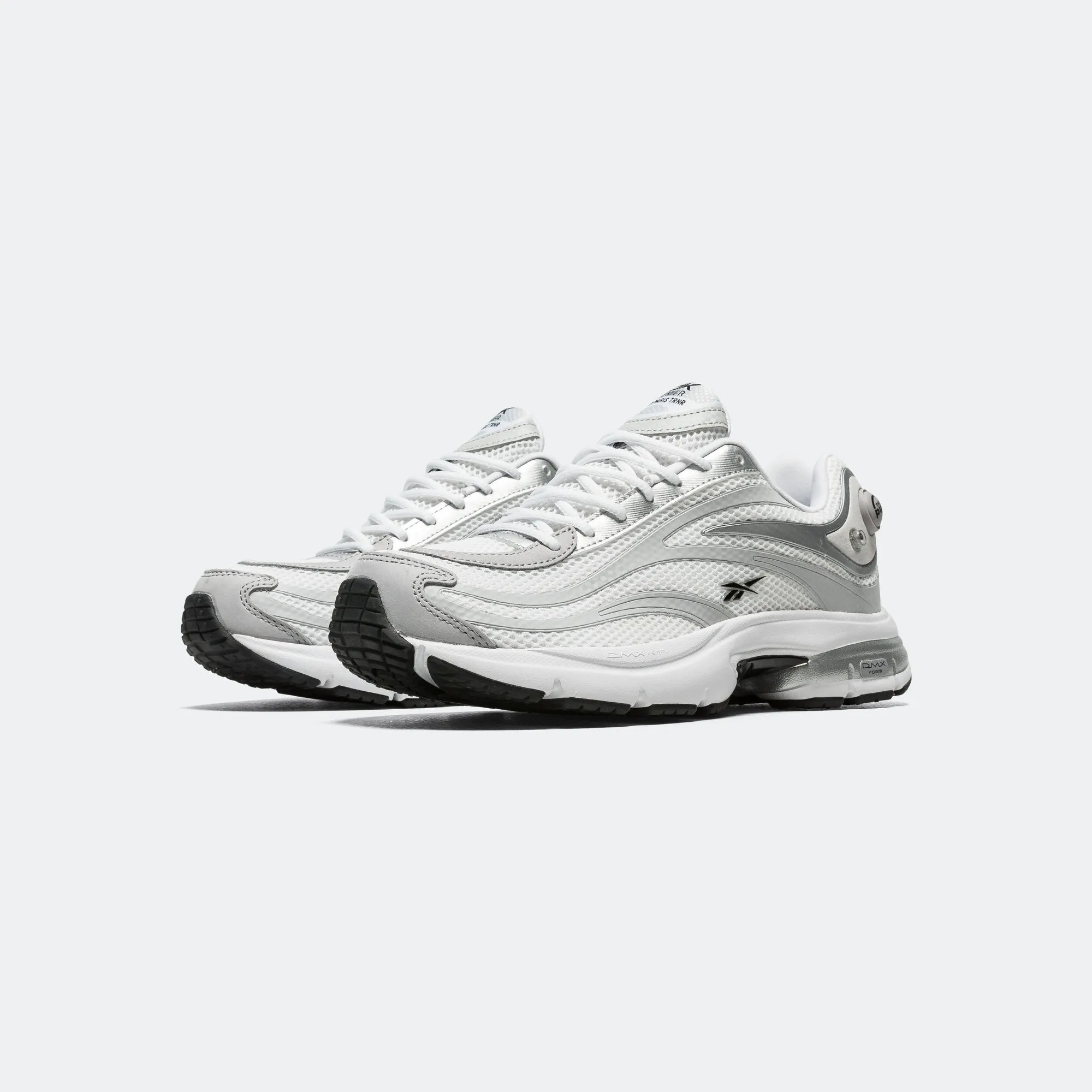 Chaussures Reebok Premier Pump Paris Trainer - Blanc/Gris-Argent Métallisé