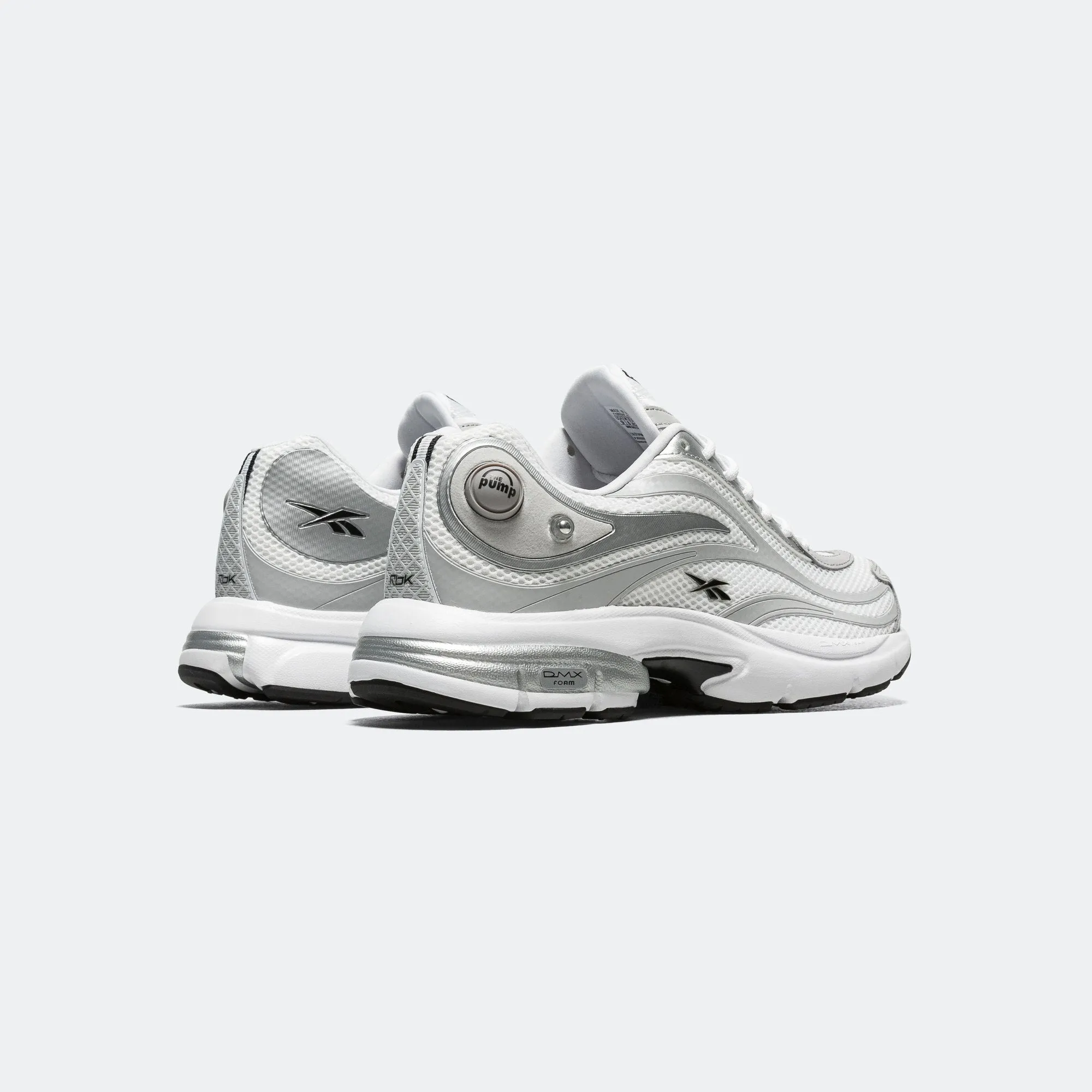 Chaussures Reebok Premier Pump Paris Trainer - Blanc/Gris-Argent Métallisé