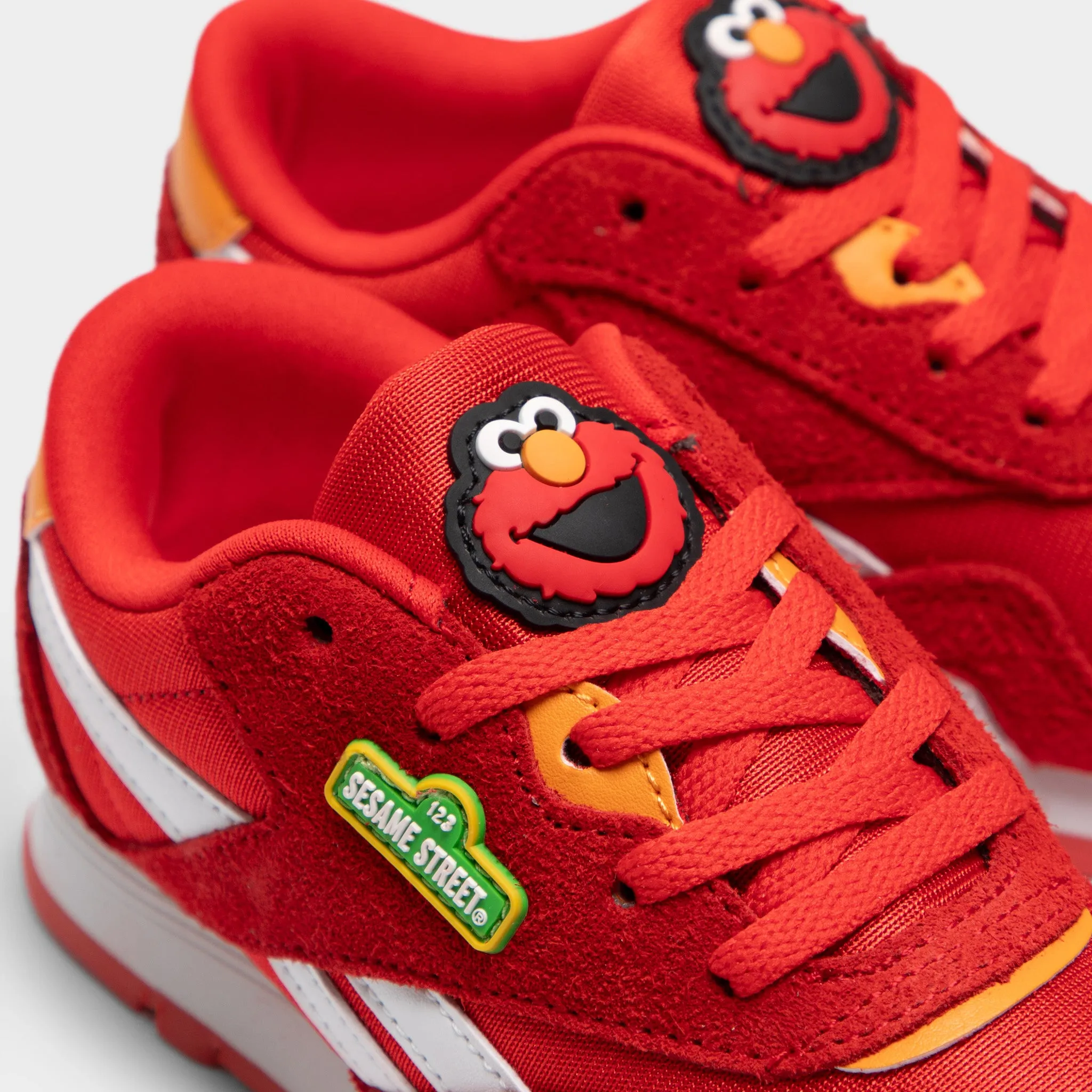 Reebok x Sesame Street Chaussures Classiques pour Enfants en Nylon Rouge / Blanc - Orange Reebok