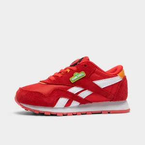 Reebok x Sesame Street Chaussures Classiques pour Enfants en Nylon Rouge / Blanc - Orange Reebok