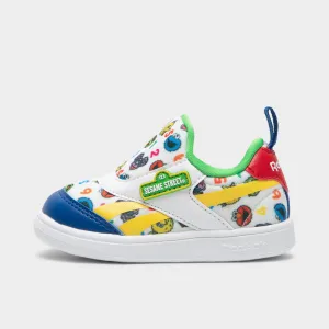 Reebok x Sesame Street Chaussures Bébé Club C Enfilables Blanc / Jaune - Vert Reebok