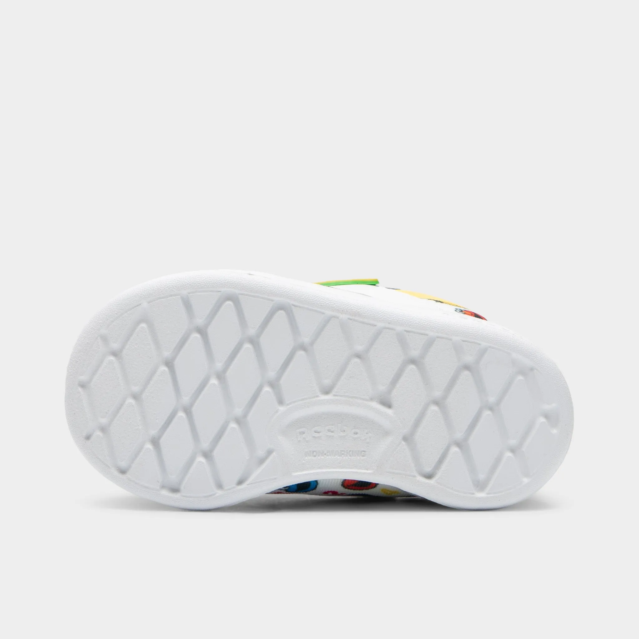 Reebok x Sesame Street Chaussures Bébé Club C Enfilables Blanc / Jaune - Vert Reebok