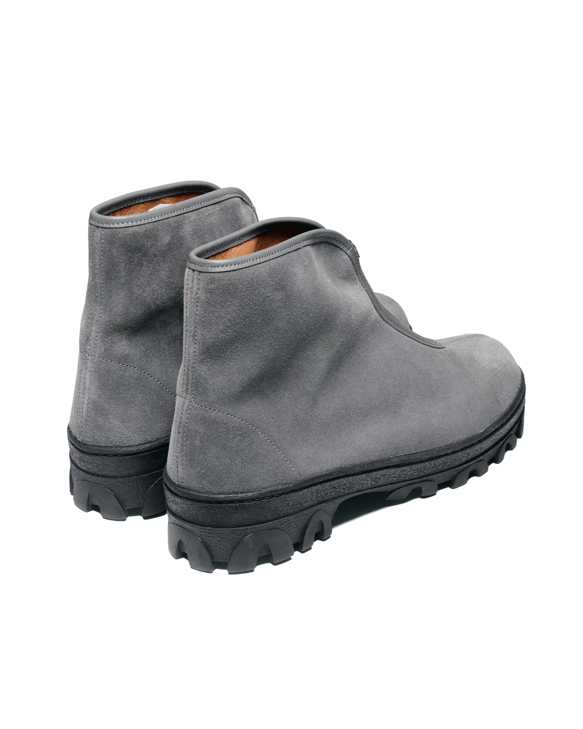 Reproduction de bottes militaires russes trouvées 540SS en daim gris foncé