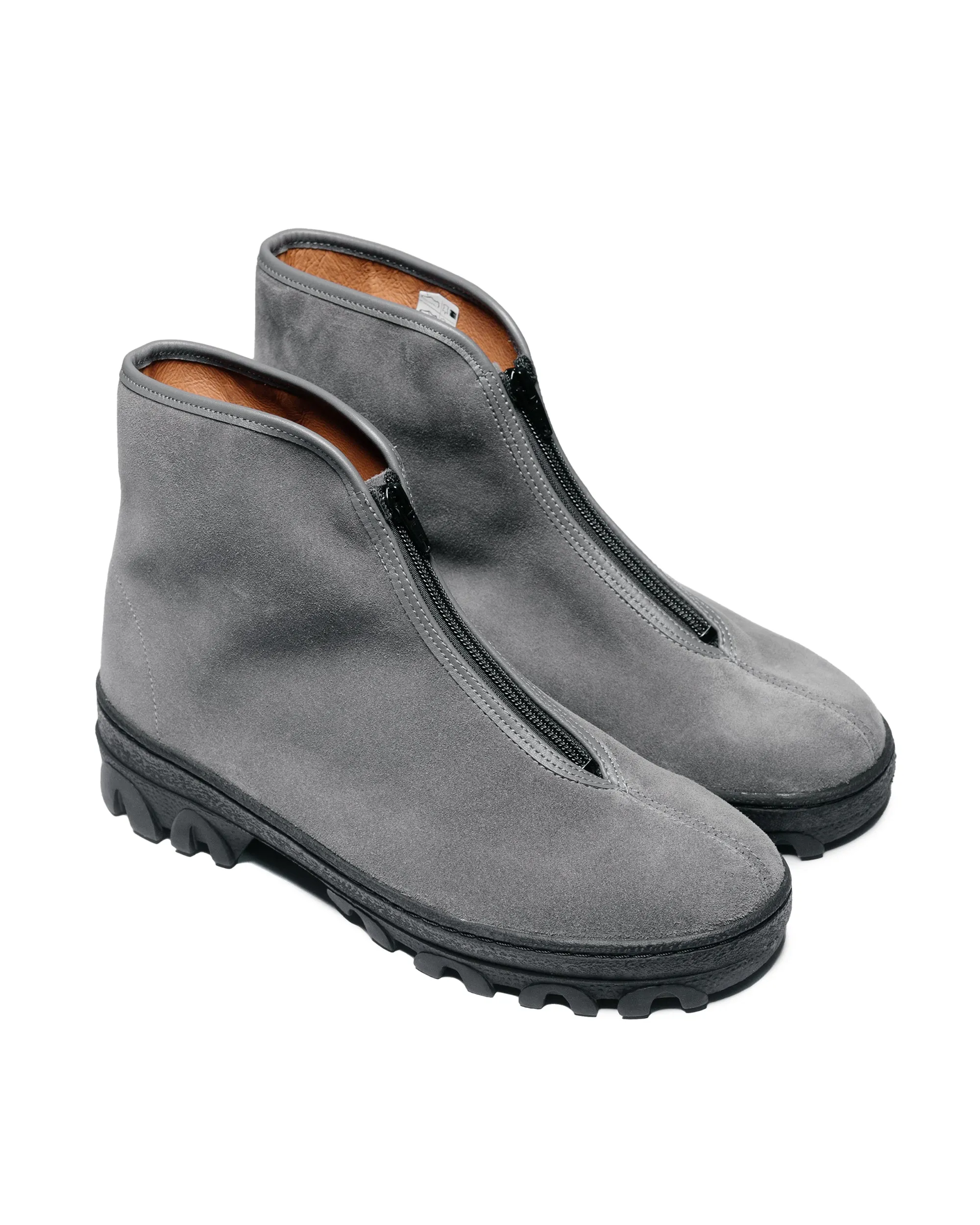 Reproduction de bottes militaires russes trouvées 540SS en daim gris foncé