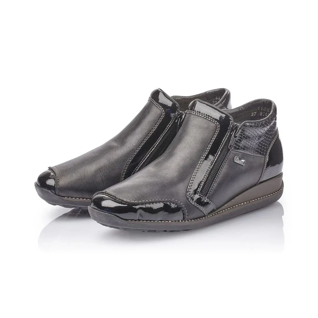 Rieker Chaussures 44278-00 Zip RTex Noir