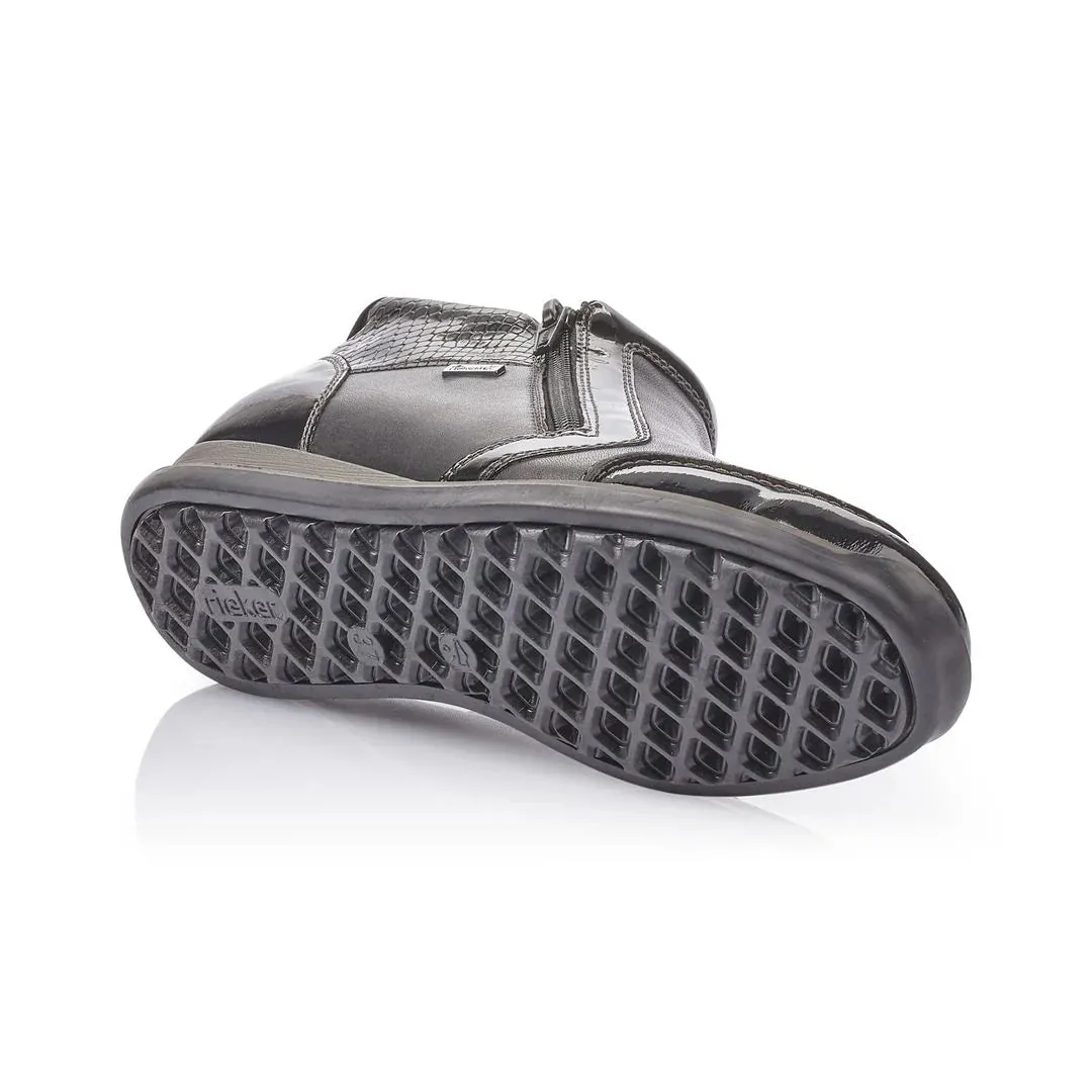 Rieker Chaussures 44278-00 Zip RTex Noir