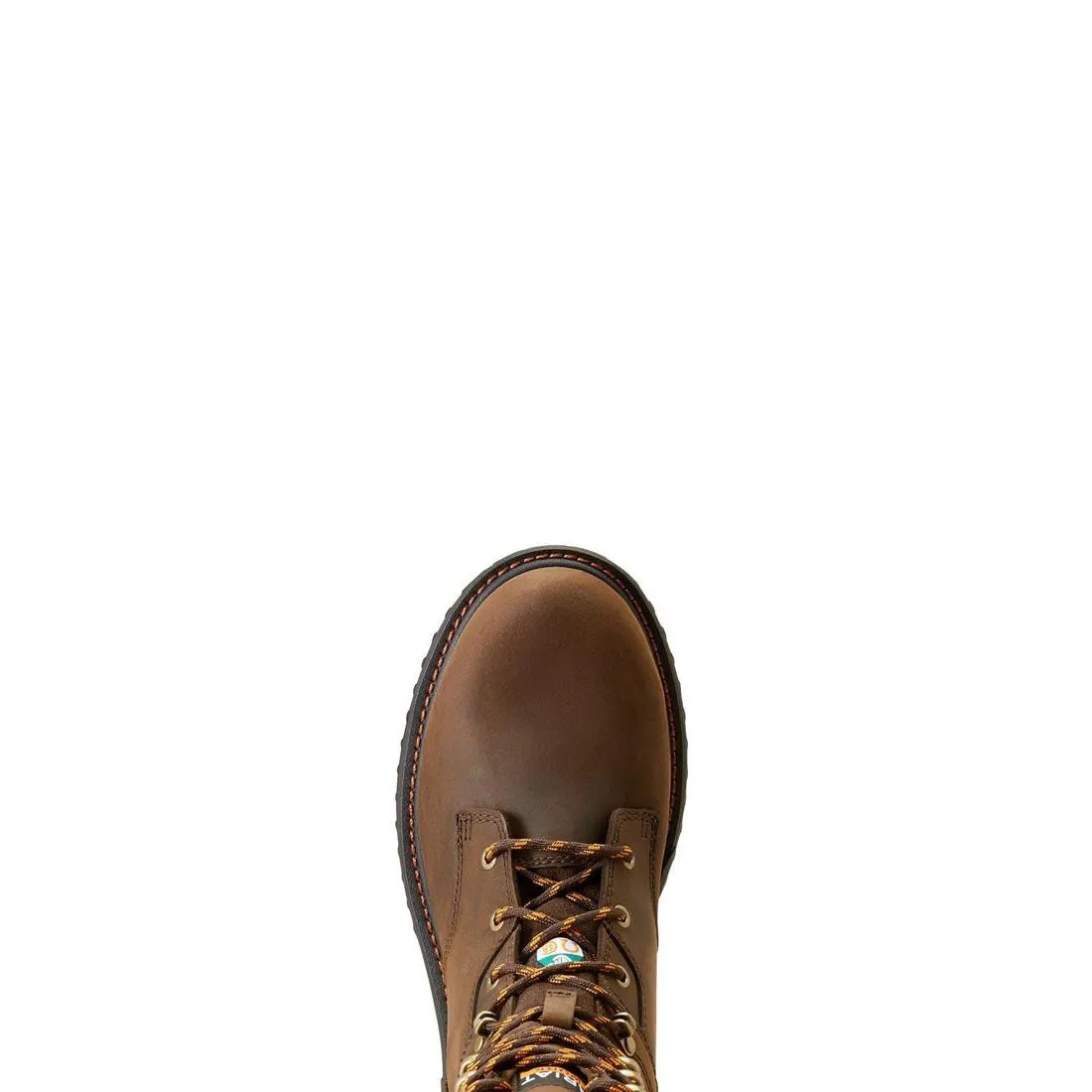 Botte de travail RigTEK 8 pouces à embout composite CSA imperméable couleur marron huilé vieilli